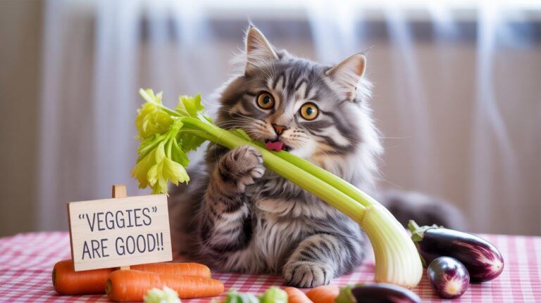 what veggies can cats eat