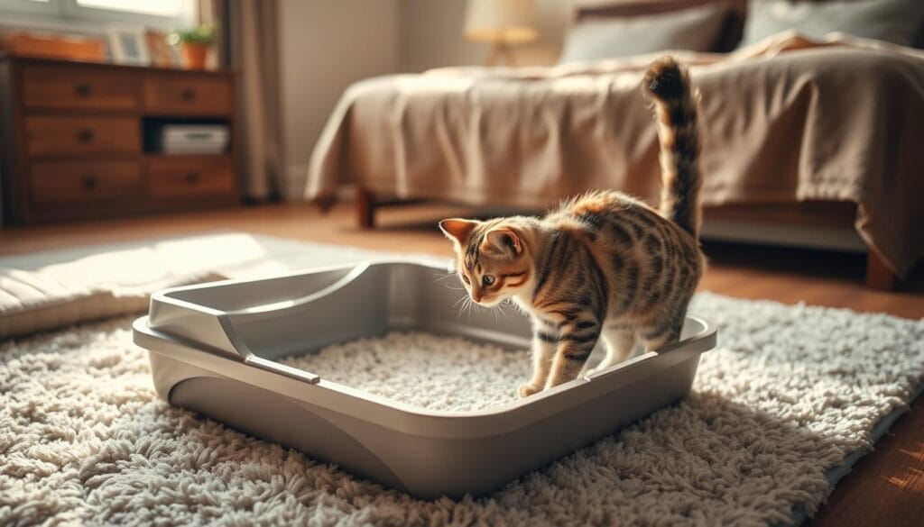 how to train cat to use kitty litter